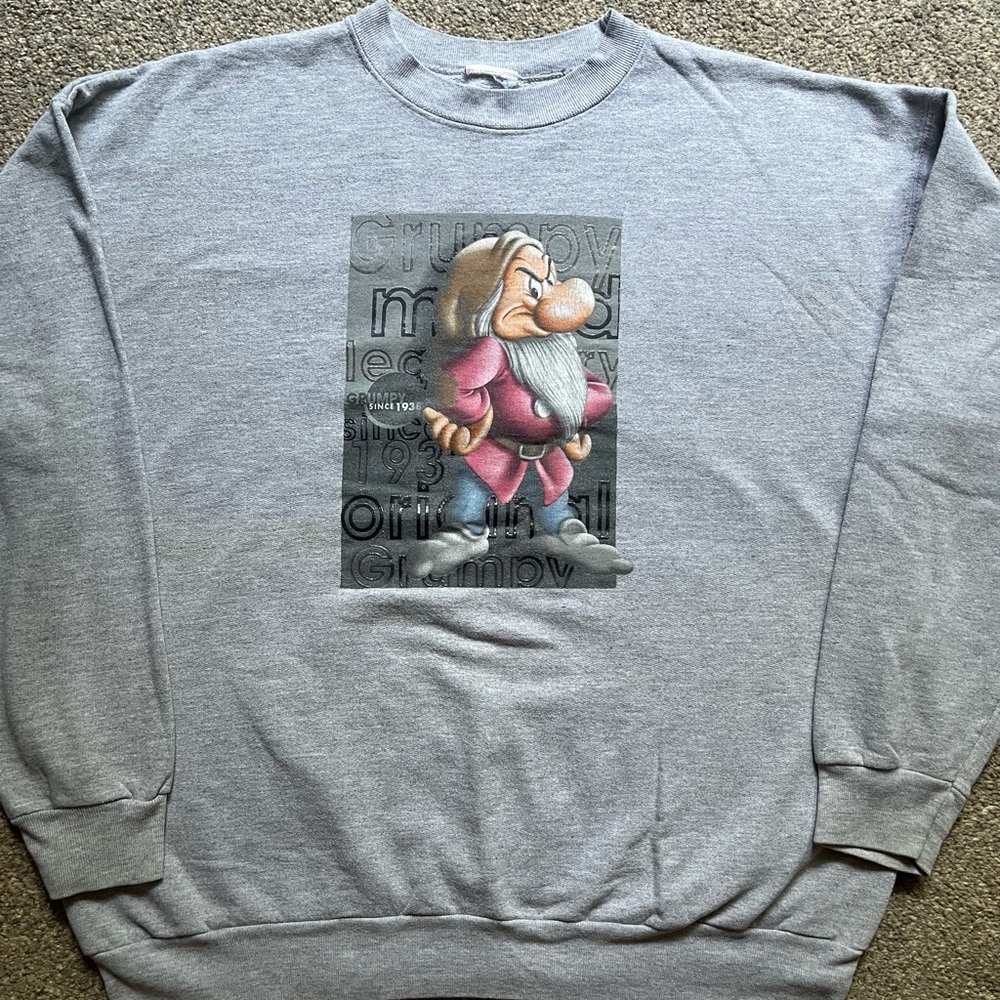 Vintage Disney Grumpy Sweatshirt (L)